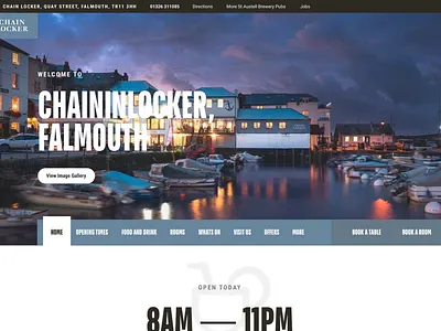 Brewery website - early visual concepts