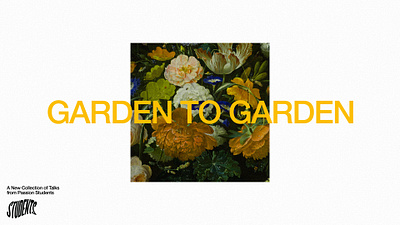 Garden to Garden | Passion Students art art and design branding graphic design graphics social media student ministry