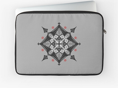 Bars Laptop Sleeve design findyourthing gift mandala pattern print product