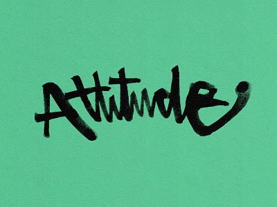 Attitude branding calligraphy handstyle lettering letters stussy typography