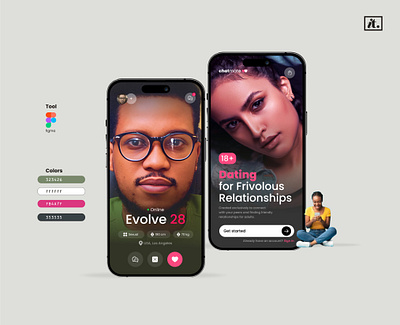 Dating App app design for dating app for dating dating dating app design datting app mockup app design relationship app relationship app design