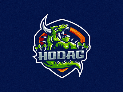 Hodag Esport Logo branding design esport esport logo gaming graphic design hodag identity illustration logo logos mark sport streamer tshirt vector