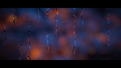 Raining on glass logo reveal effects in Adobe After Effect CC