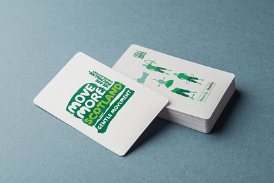 Macmillan Cancer Support - Move More Exercise Cards card design educational exercise graphic design health. reference