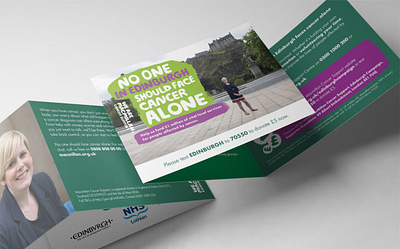 Macmillan Cancer Support - Not Alone in Edinburgh Campaign advertising campaign cancer charity city design fundraising graphic design nonprofit print scotland support