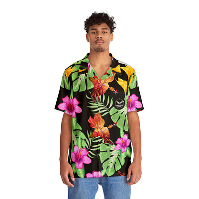 Custom Hawaiian Shirt Design aloha beach flip flops floral hawaiian shirt summer
