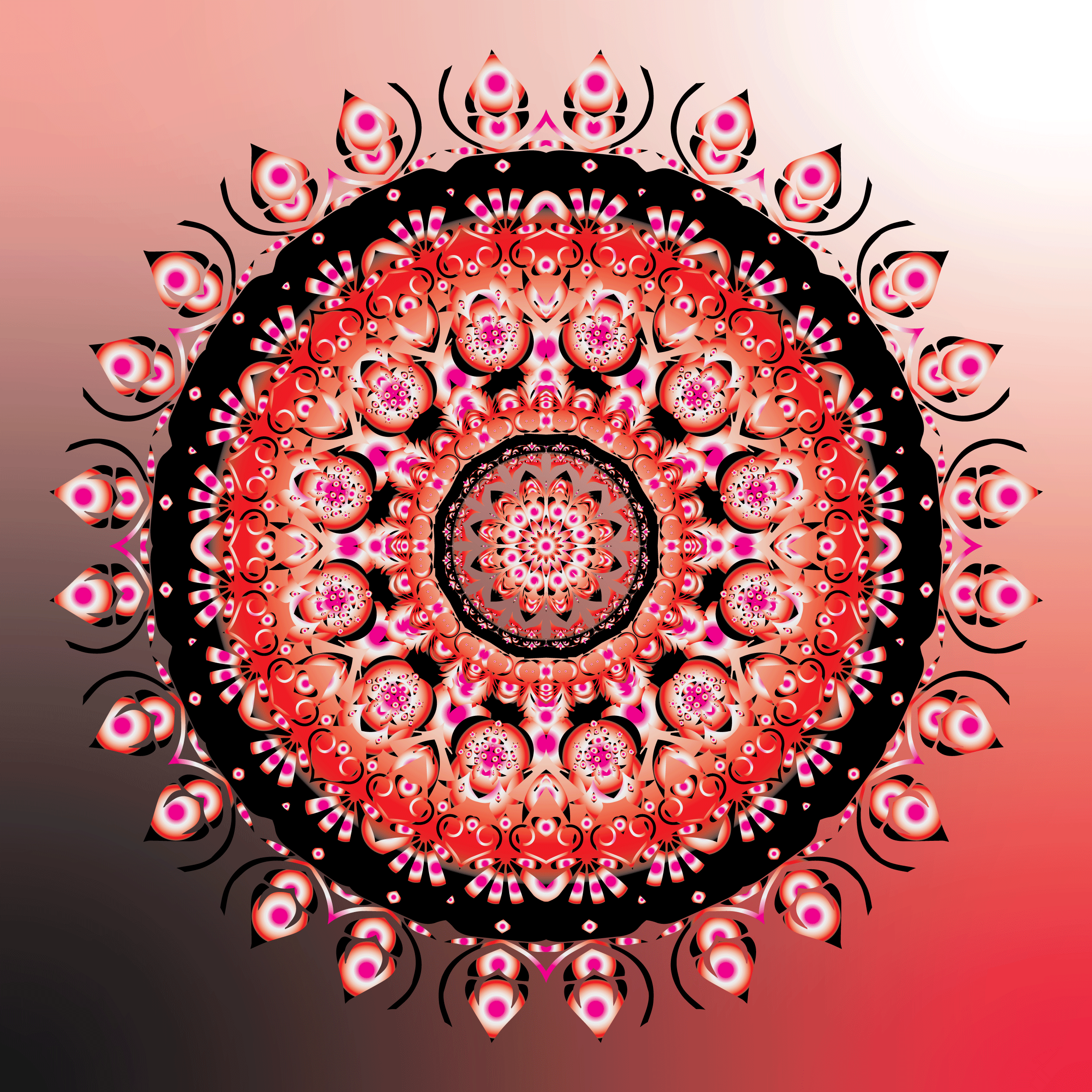 Mandala art design 2023 3d animation graphic design logo motion graphics