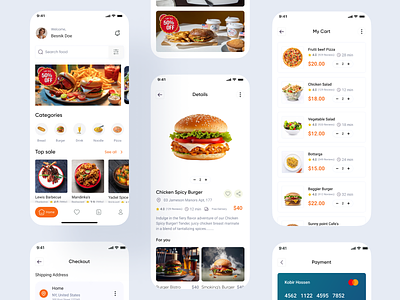 Food Delivery Mobile App Design creativedesign deliciousdelivered deliverytime designfeedback designthinking fooddelivery foodfusion foodiefavorites freshflavors ordernow orderonline treatyourself uidesign uipatterns uiux userexperience userinterface uxdesign uxstrategy uxtesting
