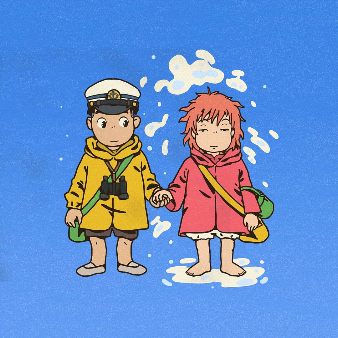 sosuke & ponyo by opal on Dribbble