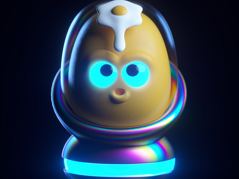 Egguardo 3d alien blender character character design ethereans octane zbrush