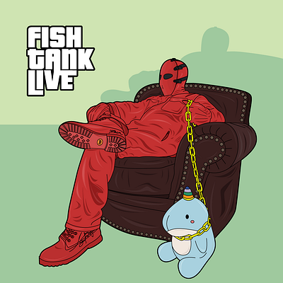 Fishtank Live x GTA adobe art design fishtanklive graphicdesign illustration illustrator vector