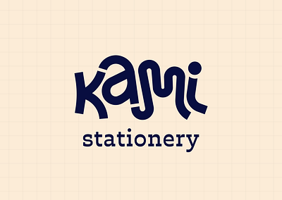Kami stationery logo branding briefclub concept graphic design illustrator logo logotype minimal logo minimalist photoshop stationery type logo