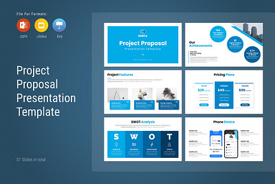 Project Proposal PowerPoint Template template