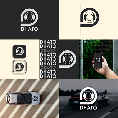 Dhato Logo app branding design graphic design illustration logo typography ui ux vector