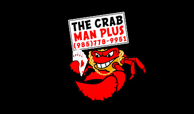 Logo Design for Brand the Crab Man plus casino crab logo cool crab logo crab logo gangsta logo