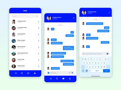 Messenger App Design app app design app for chat app ui design app ux design chat and call app chatting app design communication app messenger messenger app messenger app design messenger for mobile mobile app phone app phone chat sms app texting app ui design ux design