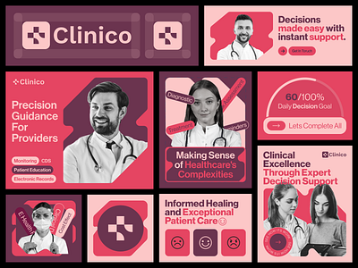 Clinical decision-making support service branding brand mark brandguideline branding brandstrategy clinic digitalhealth doctor graphic design healtcare health health care healthtech hospital identity logodesign medical medtech patientcare visual identity