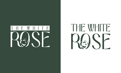 Logo Design for Brand the White Rose modern logo o rose logo rose creative logo rose logo white rose logo