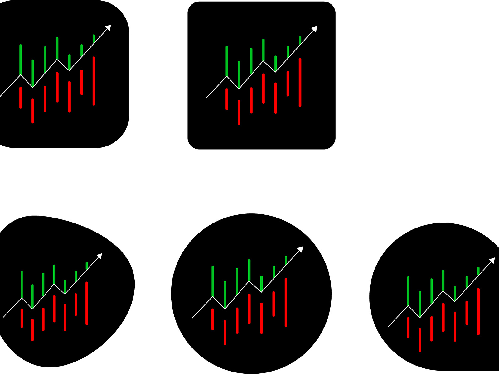 TRADING APP ICON by Riddhi Shetge on Dribbble