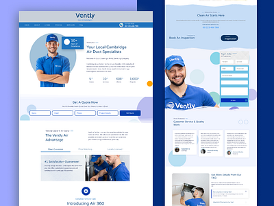 Service Provider Website UI Design branding redesign website ui web design