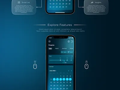 🚀 A fantastic UI/UX design for an all-in-one productivity app! branding ui ui design uiux ux design website design website ui website uiux