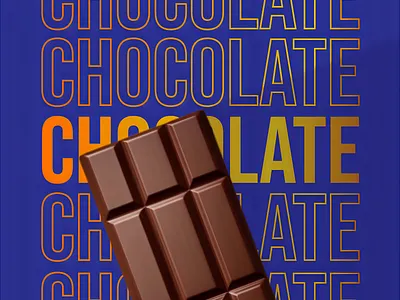 Chocolate Bar AI Design ai branding designs graphic design illustration illustrator social media post design