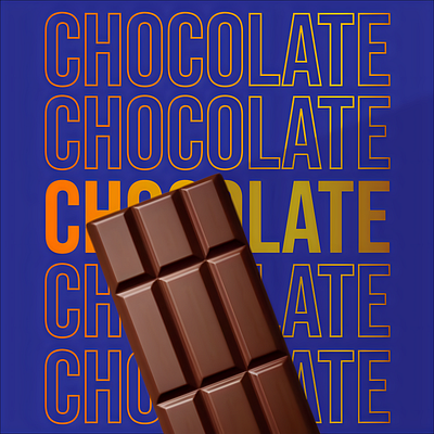 Chocolate Bar AI Design ai branding designs graphic design illustration illustrator social media post design