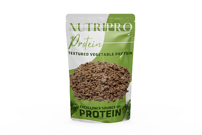 Pouch Packaging Design for Brand Nutripro Protein nutrition packaging design product design product packaging design protein packaging design