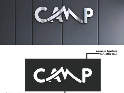 Camp tech logo brand identity branding creative logo digital services e commerce graphic design illustrator logo software company software development statistics data typography ui vector visual identity wordmark