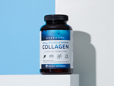 Collagen Supplement Packaging Design branding collagen inner beauty label design package packaging design