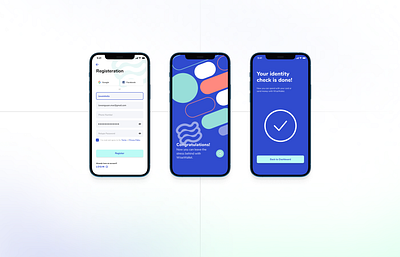 📱 Finance Mobile App bank banking banking app business clean finance finance app login minimalism mobile app shapes simple verification walkthrough