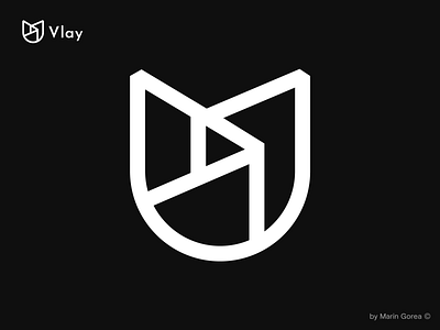 Vlay (for sale) / Logo Designer France app app icon crypto fintech for sale icon line logo logo designer logos loop marin gorea mark modern play premade symbol tech u logo v logo