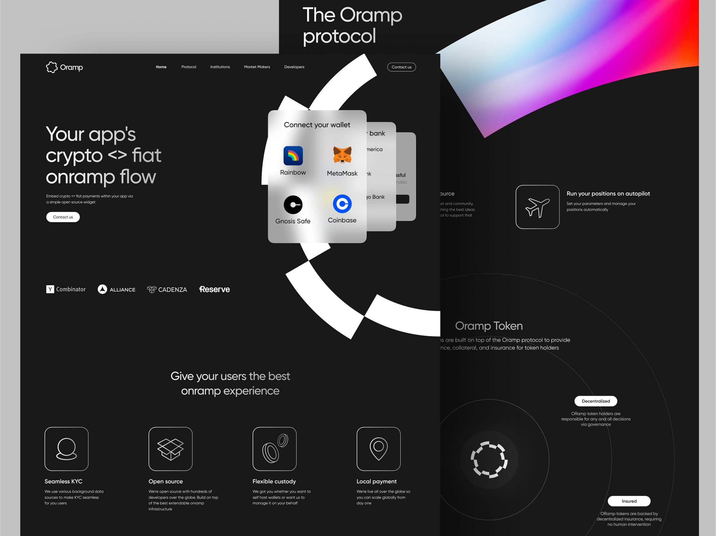 Oramp animation black borderless branding crpto graphic design logo motion graphics off ramp on ramp oramp payment ramo transfer ui wallet