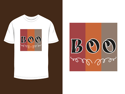 Modern Boo t-shirt design vector 2023 boo christmas design different free graphic design halloween illustration minimal modern styles t shirt tshirt typography vector vintage women