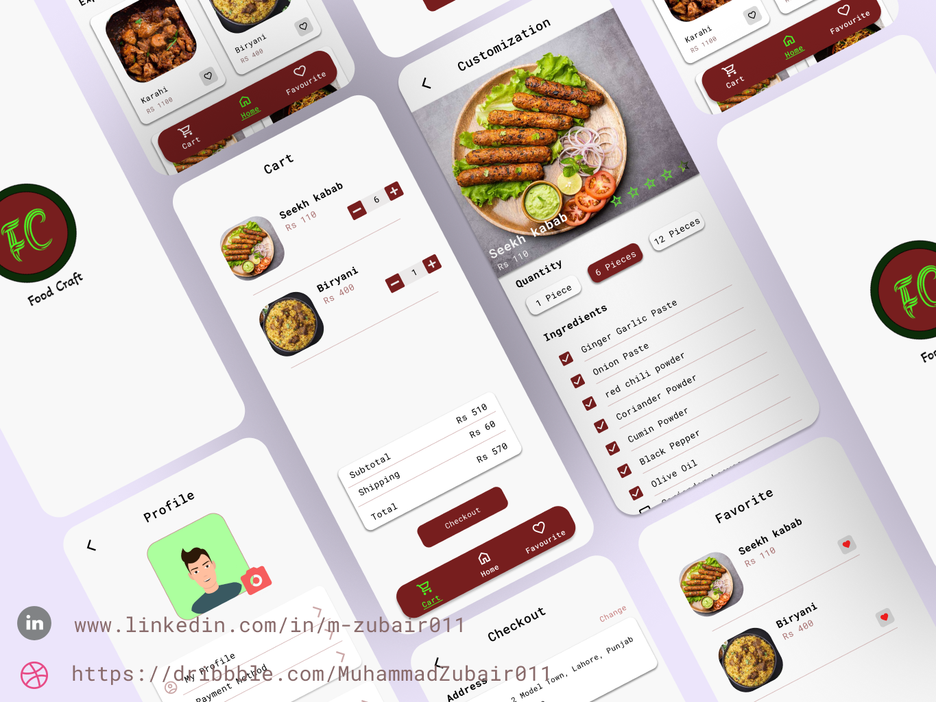 Food Order Customization App by Muhammad Zubair on Dribbble