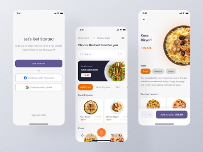 Food Delivery Mobile App UI 3d add to cart apps delivery app food and drink food delivery food delivery app food delivery application food delivery service ios app design mobile app mobile app design mobile ui online order smart food app ui design ui kit visual ui