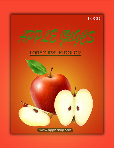 apple flyer animation branding crad desgin design graphic design illustration logo vector