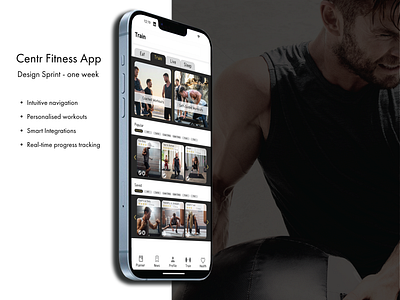 Centr Fitness App app design branding design diet plans exercise fitness health intuitive navigation responsive design ux wellness