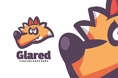 Glared animal branding cute mascot design graphic design illustration logo ui vector