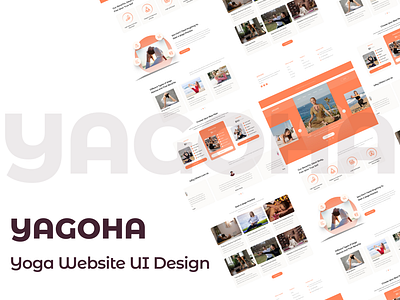 Yoga Website Design app branding design meditation minimal ui ux website yoga