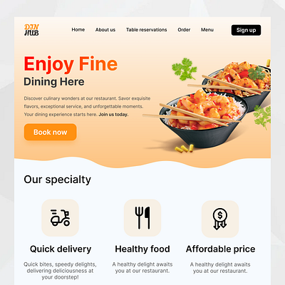 Food Restaurant website food foodapp logo restaurant ui uidesign ux uxapp website