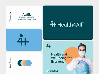 Health Campaign Identity app icon brand designer brand identity branding colorpalette graphic design health app health logo healthcare branding healthcare campaign healthcare designer healthcare website healthcareui lettermark logo medical branding subratadesign typography ui wellness logo
