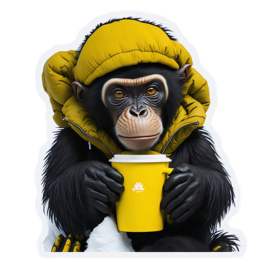 monkey 3d animation branding graphic design logo motion graphics ui