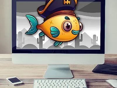 The Pirate Fish Game Sprites fish game fish game asset fish sprites pirate fish game pirate game pirate game asset pirate sprites