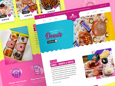 Dukes - Bakery Website Design and Development bakery bakery website branding divi sweets web design web developer website development woocomerce wordpress website