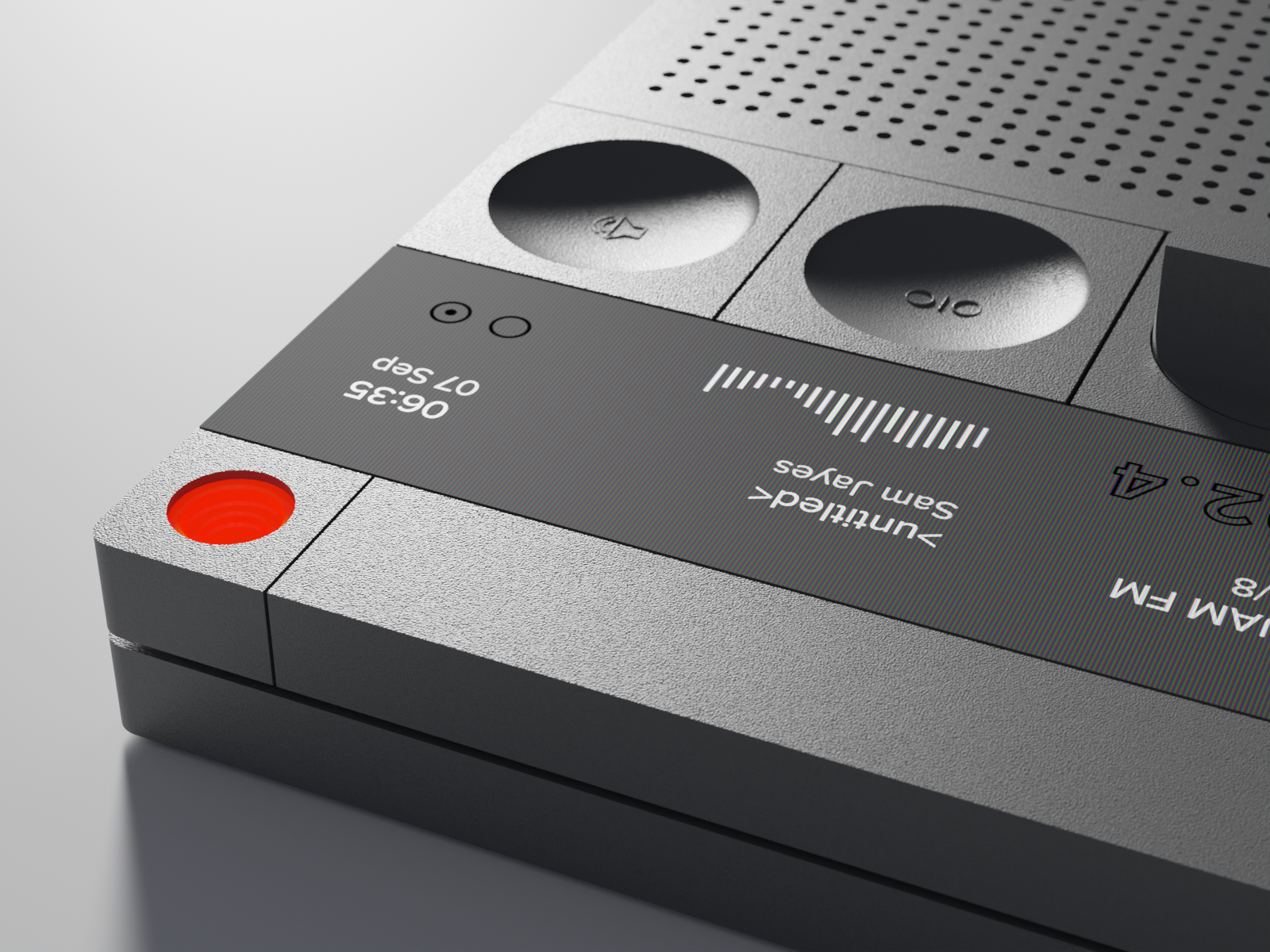 Portable Radio Modelling 3d 3d animation 3dsculpting animation blender branding design graphic design illustration logo modelling product productvisualization render ui vector