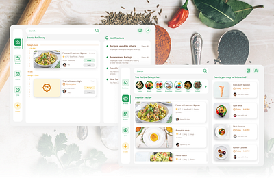 Dashboard | MealTime app cooking dashboard design ios social ui ux