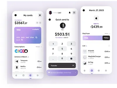 Banking App Concept app banking bankingui branding dailyui design graphic design ui ux uxdesign