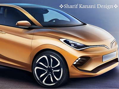 Kanani Motors Model 7s Hatchback Exterior Design Sketches 7s automobile cars design exterior exteriordesign hatchback kananimotors sharifkanani