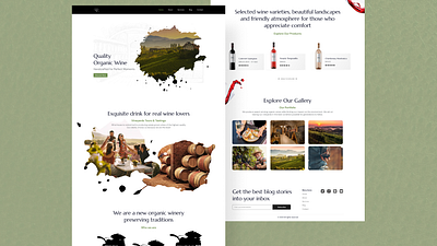 Wine/Winery/Website app design dailyui challenge design graphic design illustration ui uidesign uxdesign